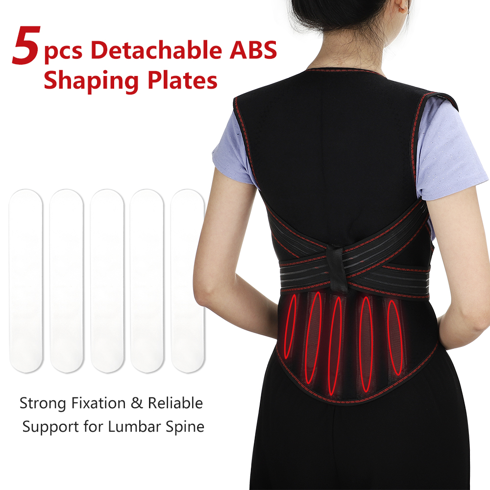 Self Heating Back Support Waist Brace Magnets Heating Therapy Support Belt Back Posture Corrector Spine Back Lumbar Belt