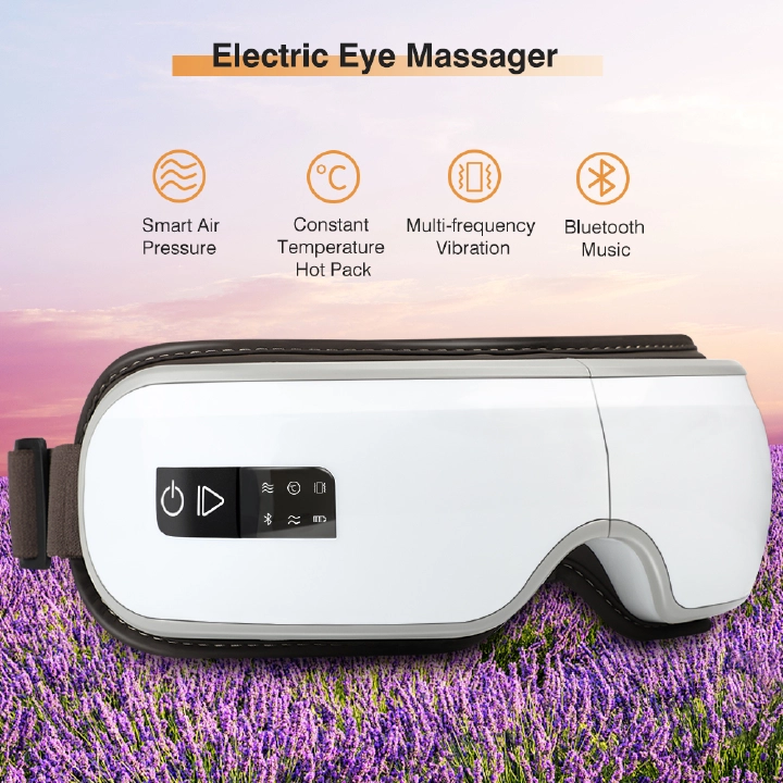 Smart Eye Massager Airbag Vibration Heating Eye Care Massage with Bluetooth Music Fatigue Dark Circles Relief Eye Health Care