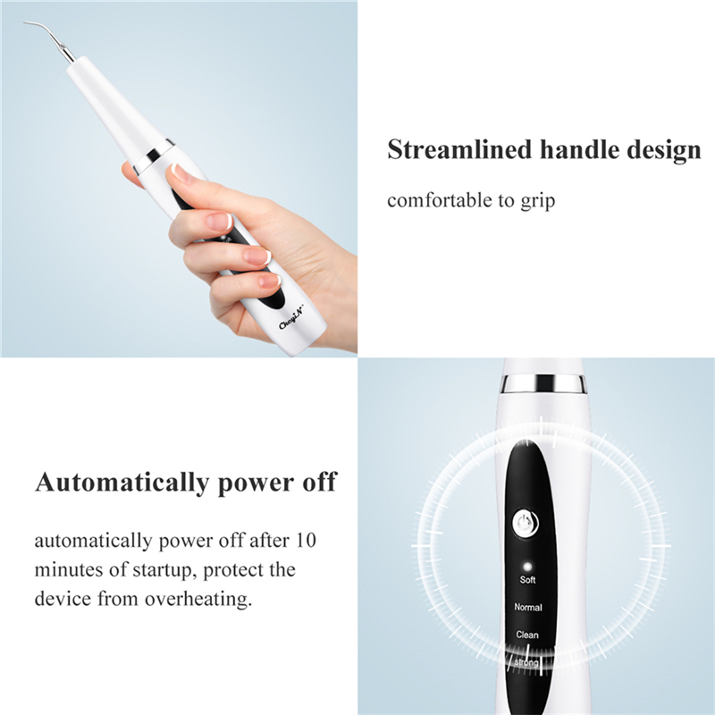 Electric Sonic Dental Scaler Teeth Whitening Tartar Teeth Cleaning Tool Portable Calculus Remover