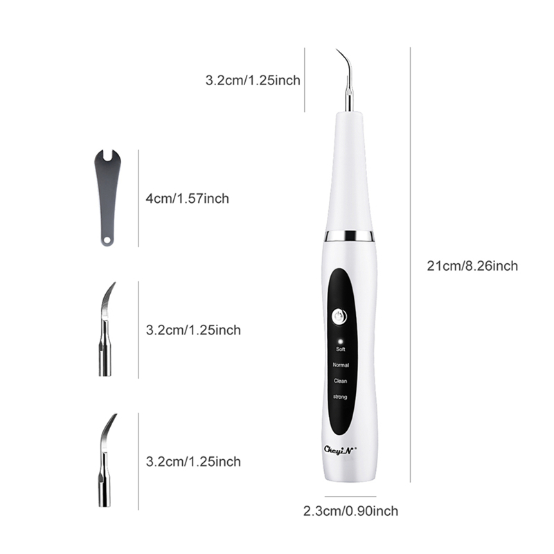 Electric Sonic Dental Scaler Teeth Whitening Tartar Teeth Cleaning Tool Portable Calculus Remover