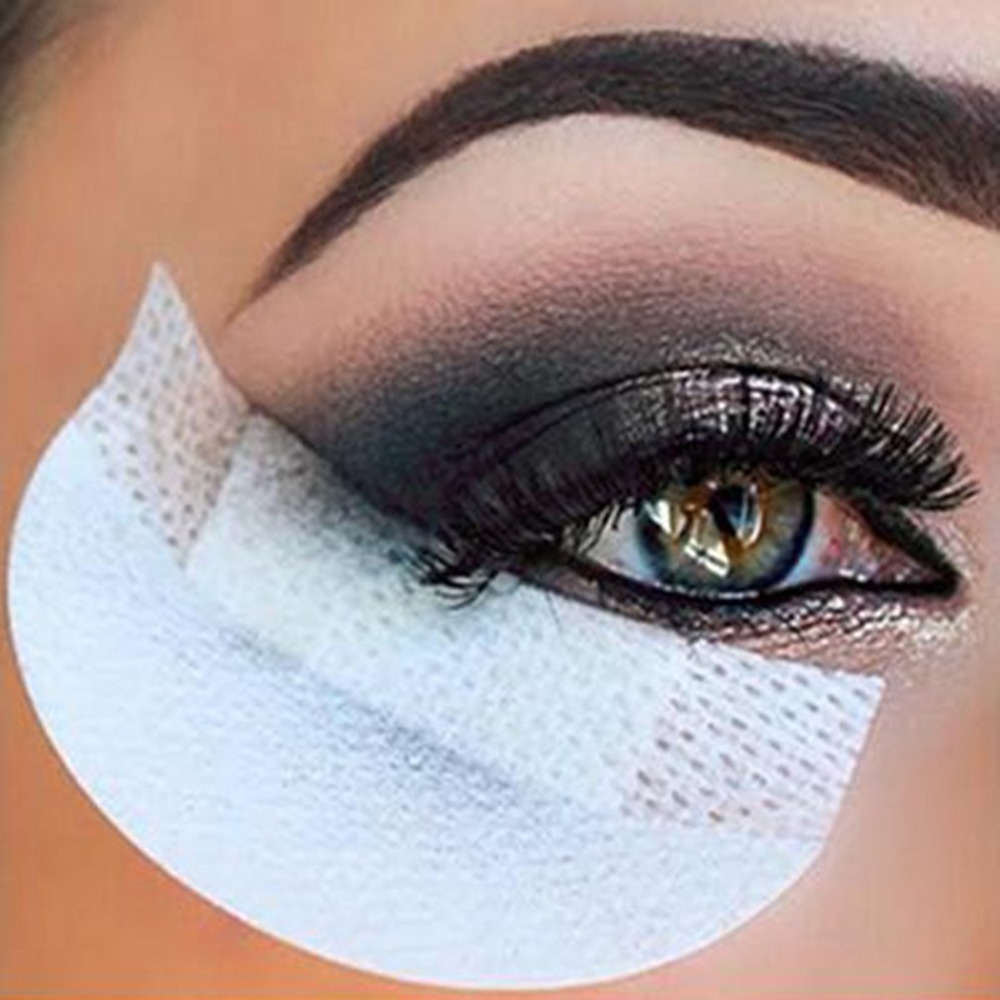 20pcs Professional Eyeshadow Pad Shields Under Eye Patches Disposable Eyelash Extensions Pads Protect Pad Eyes Lips Makeup Tool Uses for grafting false eyelash isolation, eye shadow makeup