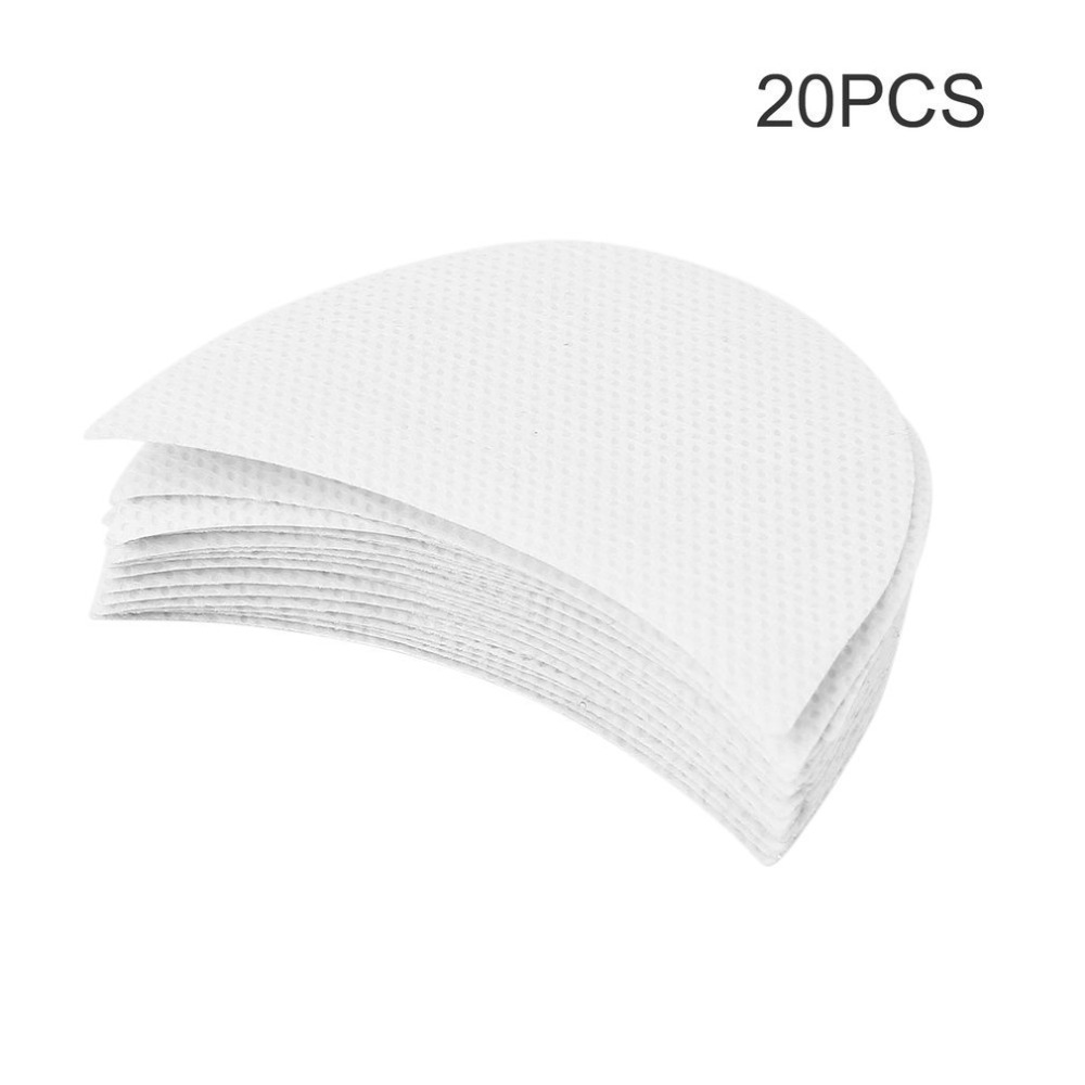 20pcs Professional Eyeshadow Pad Shields Under Eye Patches Disposable Eyelash Extensions Pads Protect Pad Eyes Lips Makeup Tool Uses for grafting false eyelash isolation, eye shadow makeup view 5