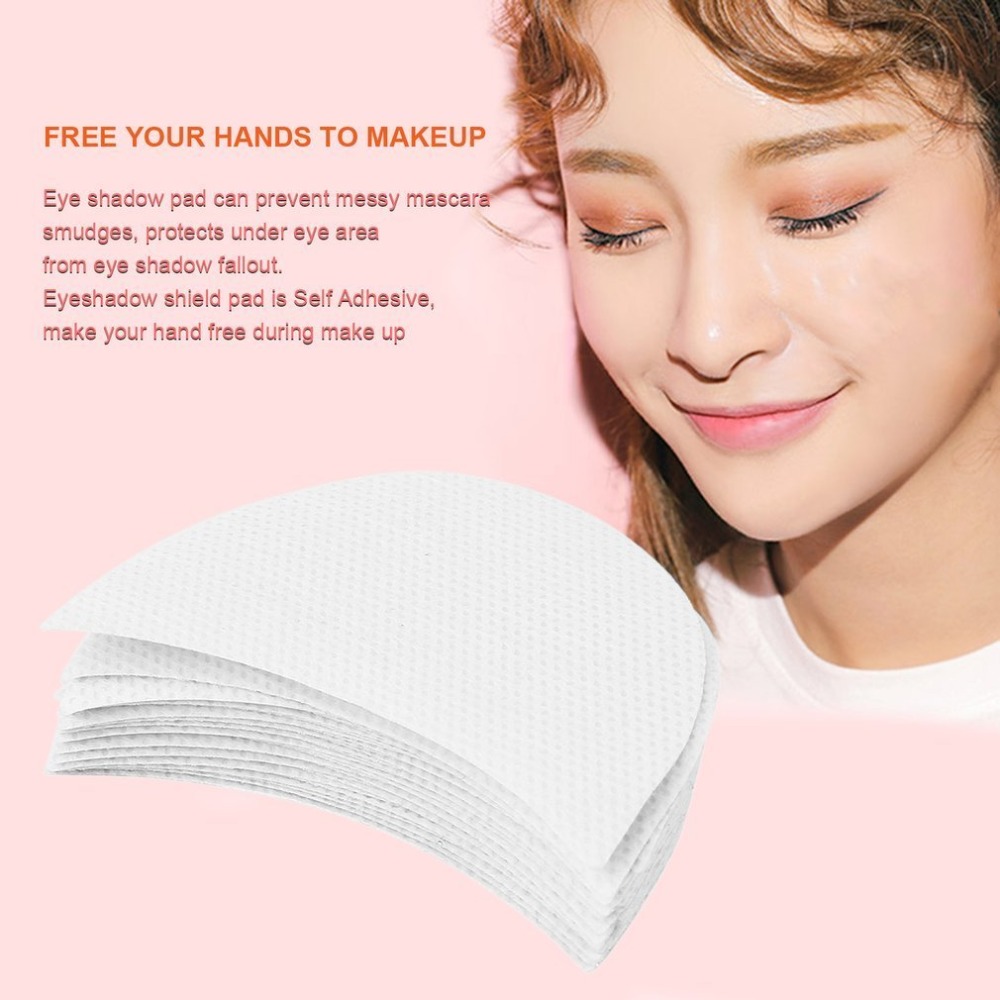 20pcs Professional Eyeshadow Pad Shields Under Eye Patches Disposable Eyelash Extensions Pads Protect Pad Eyes Lips Makeup Tool Uses for grafting false eyelash isolation, eye shadow makeup view 3