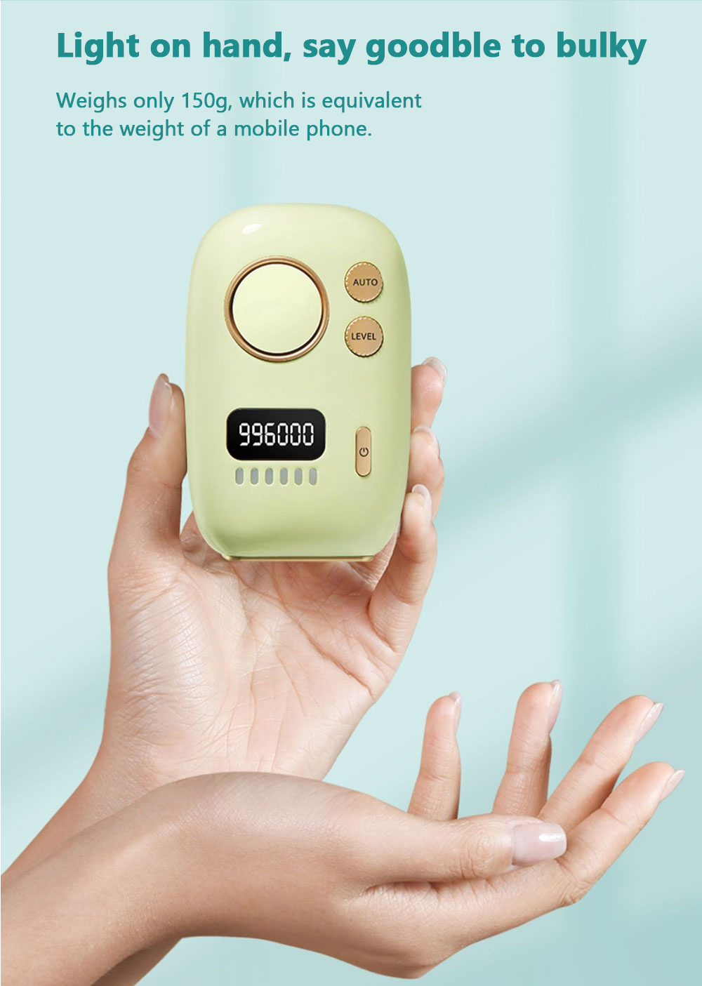 MINI Facial Epilator Face Bikini Line Laser IPL 990000 Flash Hair Removal Electric Eyebrow Trimmer Razor Painless 360 Degree Lips BodyHair Expoliator Female Male Hair Remove Machine
