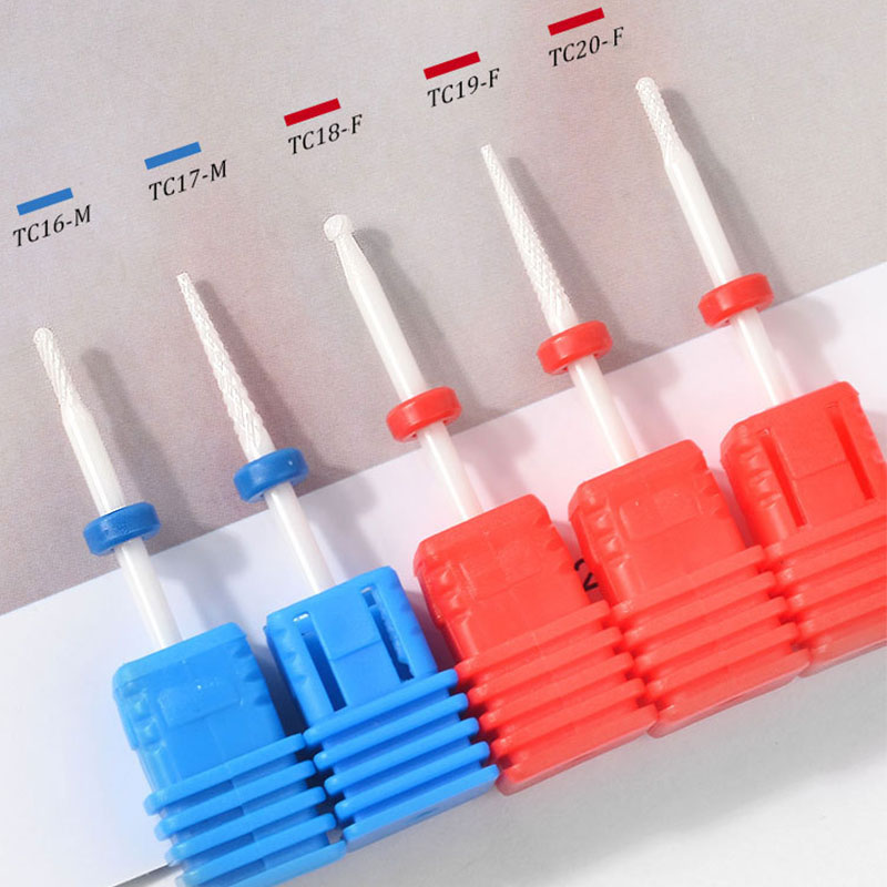 3 pcs/lot  Ceramic Corn Milling Cutter For Removing Gel Varnish Nail Drill Bit For Nail Design Nails Accessories Tools