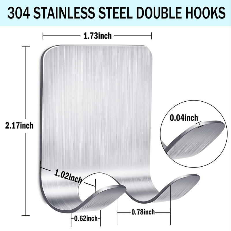 2Pcs Razor Holder For Men Shaving Shelves Shaver Wall Hook Self Adhesive Bathroom Shelf Bathroom Accessories Storage Rack Hook