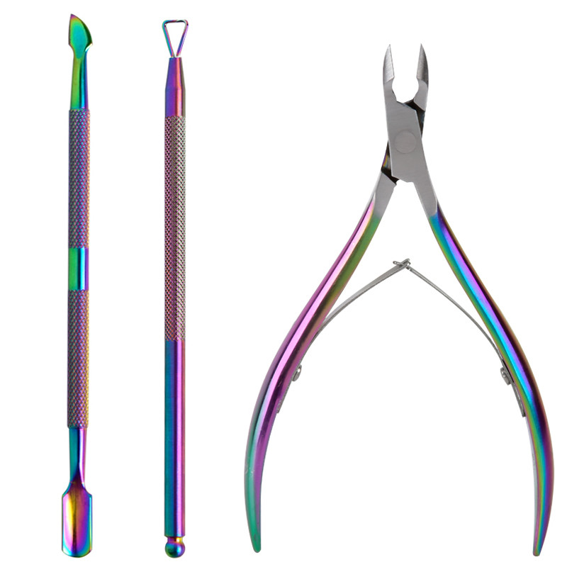 Cuticle Nippers Nail Manicure Scissors Cuticle Clippers Trimmer Dead Skin Remover Pedicure Stainless Steel Cutters Tools