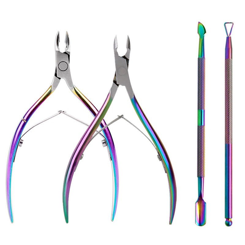 Cuticle Nippers Nail Manicure Scissors Cuticle Clippers Trimmer Dead Skin Remover Pedicure Stainless Steel Cutters Tools