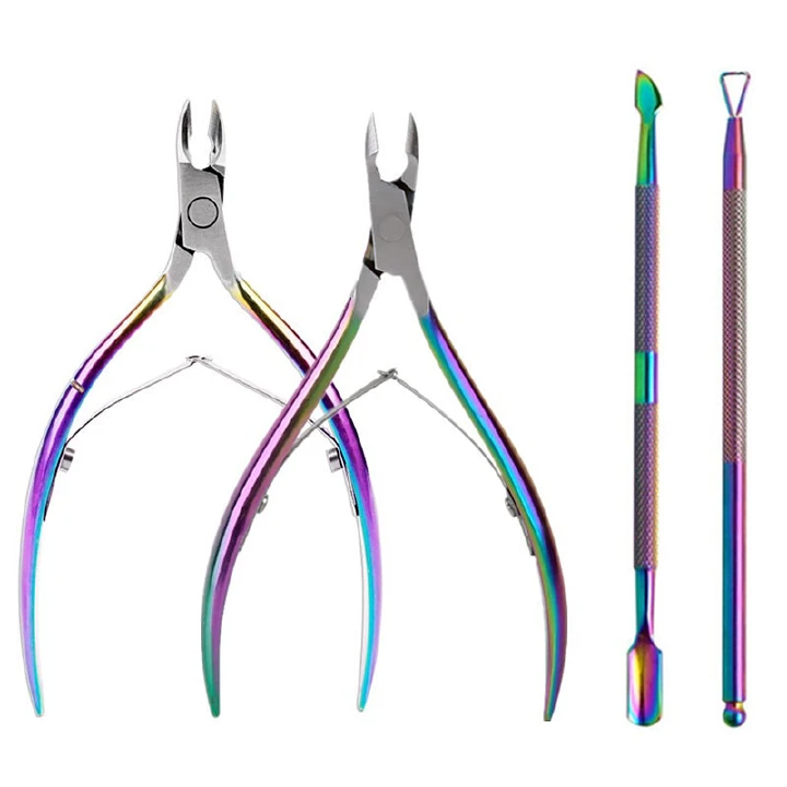 Cuticle Nippers Nail Manicure Scissors Cuticle Clippers Trimmer Dead Skin Remover Pedicure Stainless Steel Cutters Tools