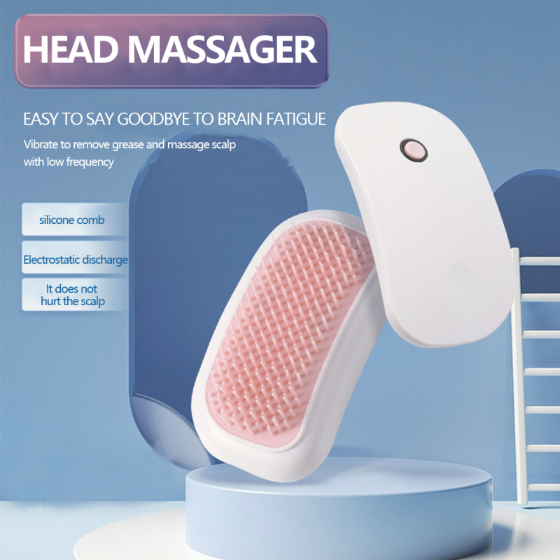 New Arrivals Head Massager Scalp Hair Brush Comb Electric Vibrating Neck For Hair Growth Migrane Waist Silicone Silica Gel Shoulder Body