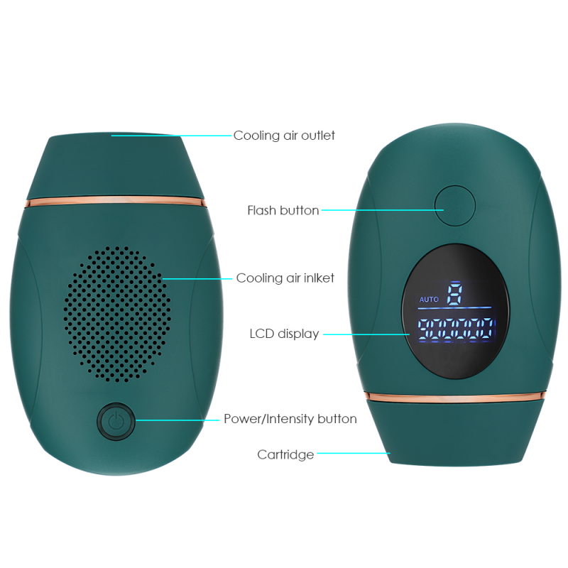 IPL Hair Removal Laser Epilator 900000 Flash Shaving And Hair Removal 8 Levels Permanent Epilator For Women Men Shaver Trimmer