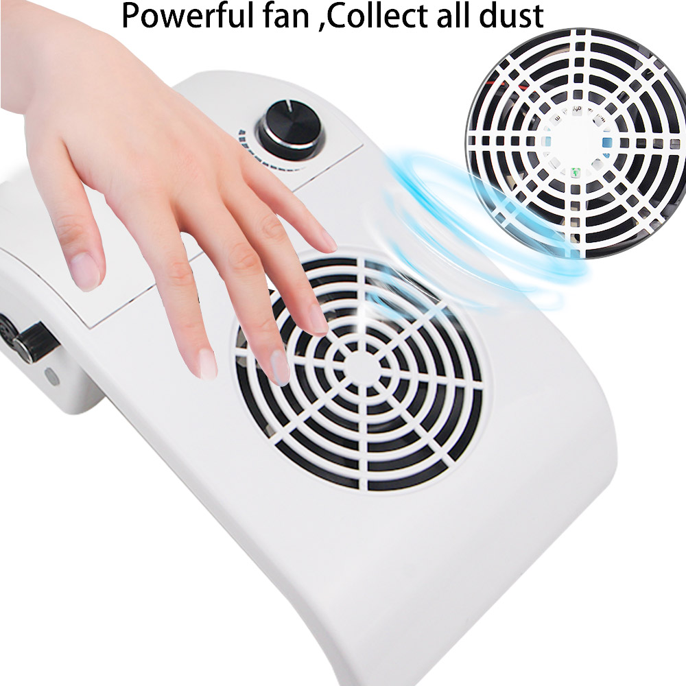 New Arrival Multifunctional 3 in 1 Silent 35000RPM Manicure Machine Powerful Vacuum Cleaner 48W UV LED Nail Lamp Quickly Dry All Nail Polish view 4