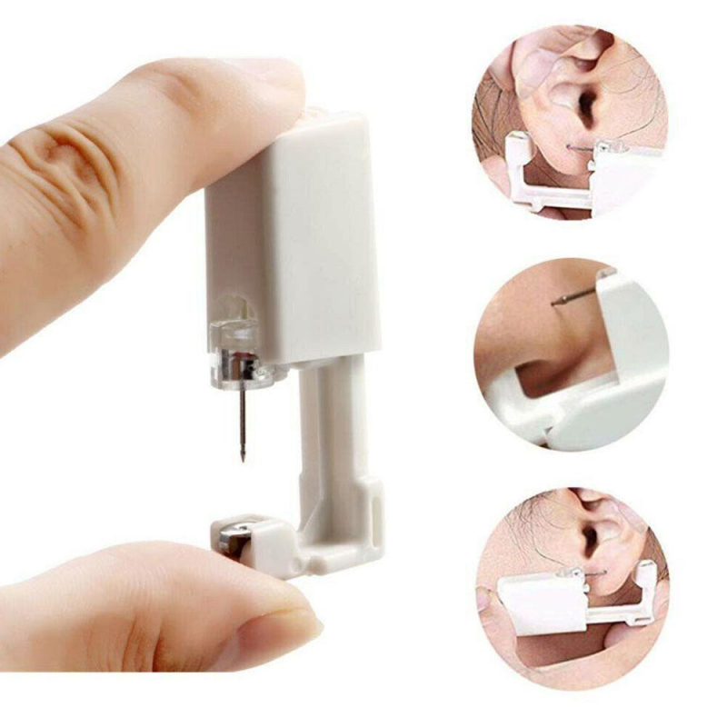 1pc Disposable Ear Piercing Device, Low Pain Piercing Artifact, Hypoallergenic Ear Nail Gun Piercing, Professional Painless Ear Piercing, Automatic Hand-piercing Tool view 8