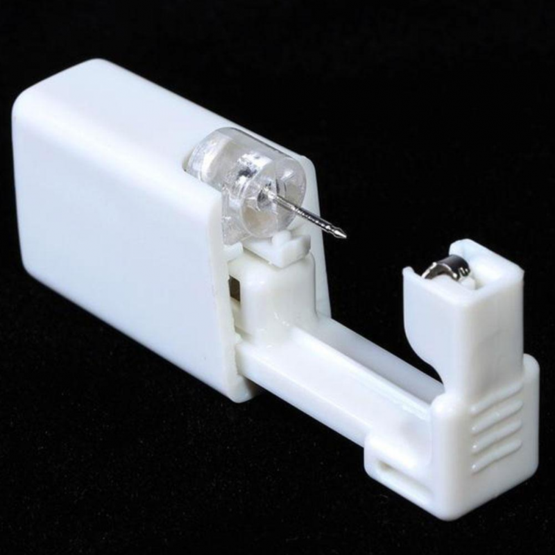 1pc Disposable Ear Piercing Device, Low Pain Piercing Artifact, Hypoallergenic Ear Nail Gun Piercing, Professional Painless Ear Piercing, Automatic Hand-piercing Tool view 6