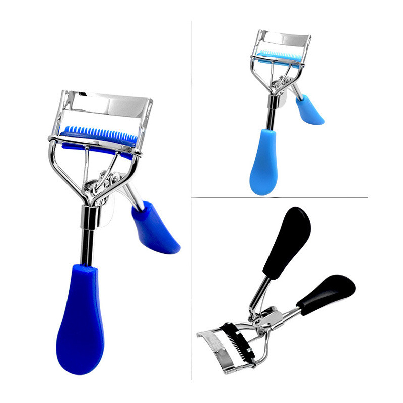 1PC Comb Eyelash Curler Professional Eyelash Curler Folding False Eyelashes Auxiliary Eyelash Curling Clip Small Makeup Tools view 6