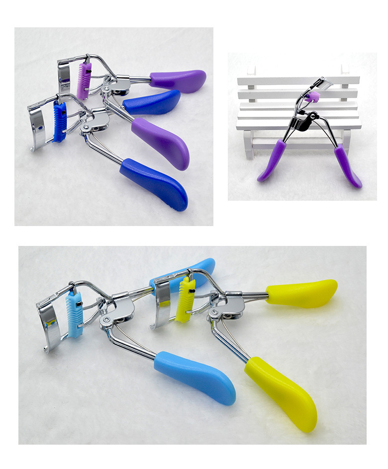 1PC Comb Eyelash Curler Professional Eyelash Curler Folding False Eyelashes Auxiliary Eyelash Curling Clip Small Makeup Tools view 3