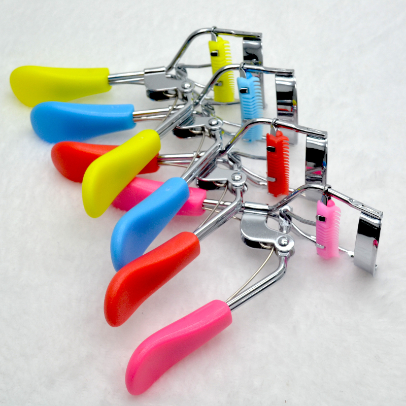 1PC Comb Eyelash Curler Professional Eyelash Curler Folding False Eyelashes Auxiliary Eyelash Curling Clip Small Makeup Tools view 4