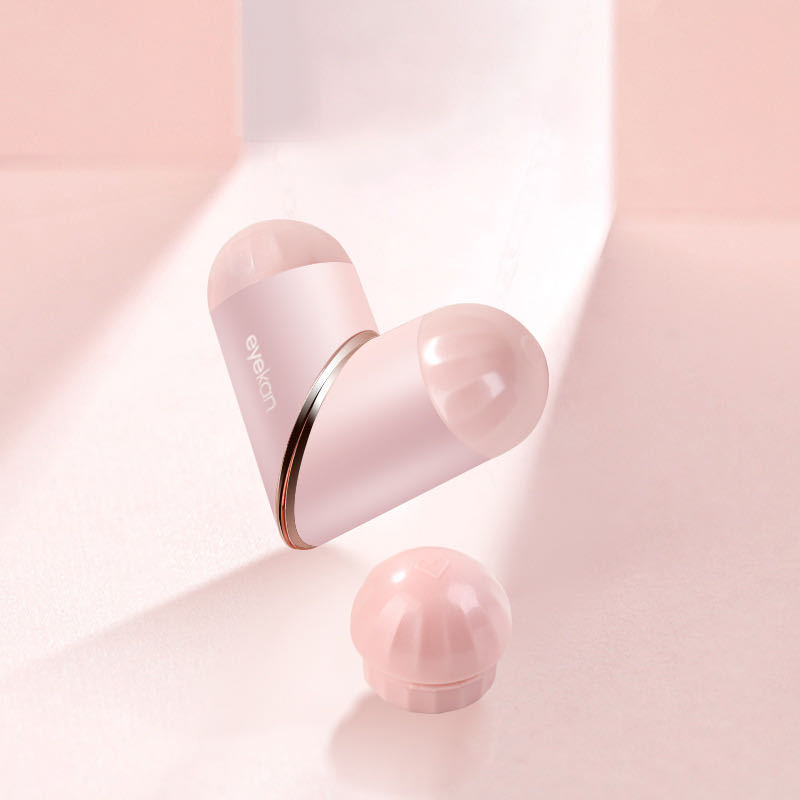 New Arrival Rotating Lipstick Style Contact Lens Case Temperament Noble Contact Lenses Box with Mirror Travel Mini Case