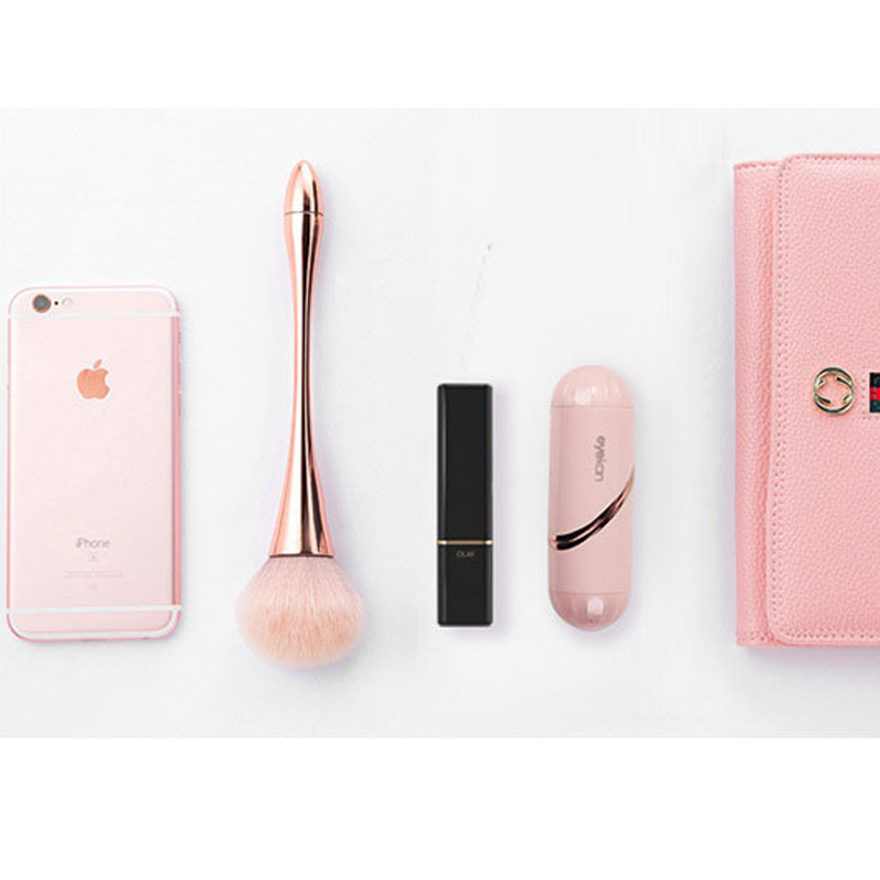 New Arrival Rotating Lipstick Style Contact Lens Case Temperament Noble Contact Lenses Box with Mirror Travel Mini Case
