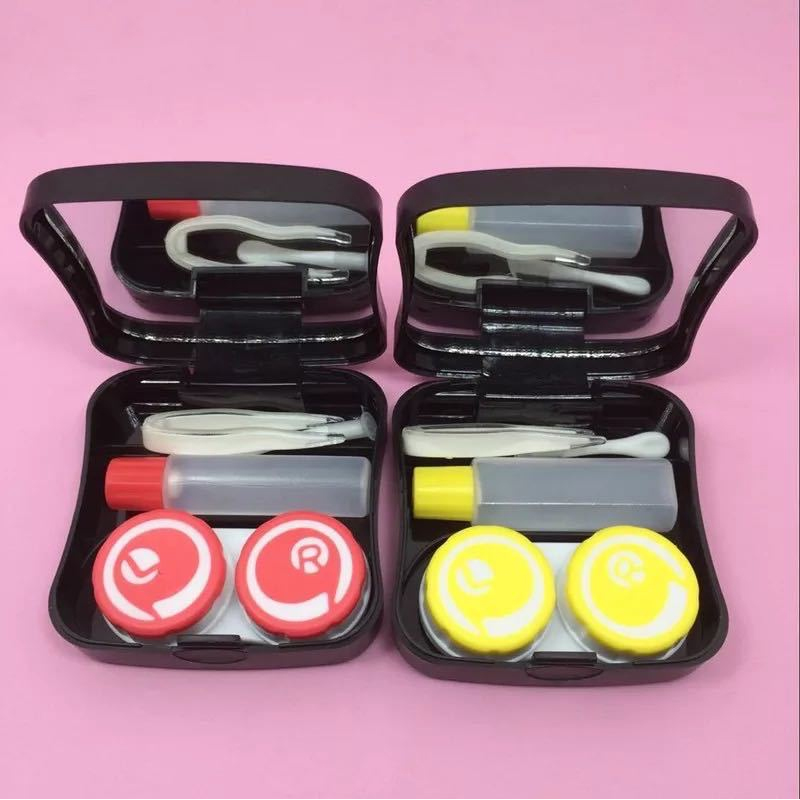 New Arrival Portable Holder Contact Lens Case with Mirror Lenses Box for Travel Container view 7