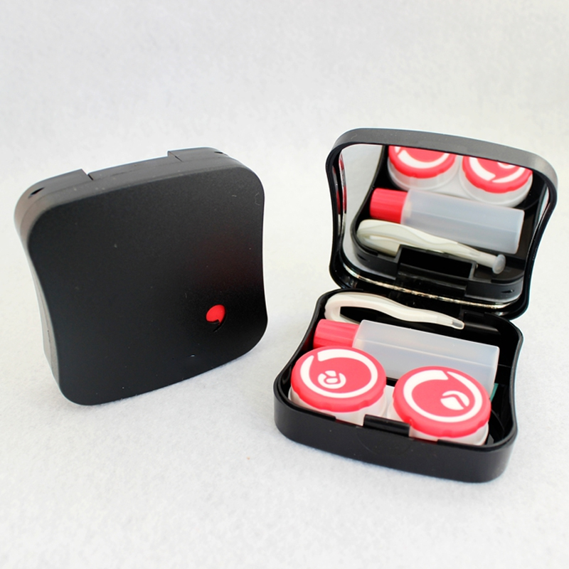 New Arrival Portable Holder Contact Lens Case with Mirror Lenses Box for Travel Container view 4