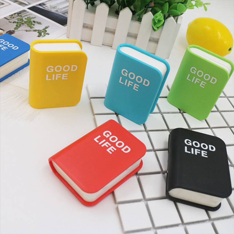 New Arrival Contact Lens Care Case with Mirror Cute Book Dictionary Color Portable Compact Powder Box Cosmetic Contact Lenses Storage Case
