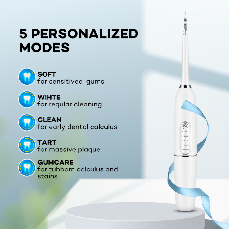 Electric Dental Calculus Remover Dental Cleaning Device Teeth Cleaner 5 gears IPX7 Waterproof Tooth Whitening Irrigator Remove Tartar Scaler Teeth Care