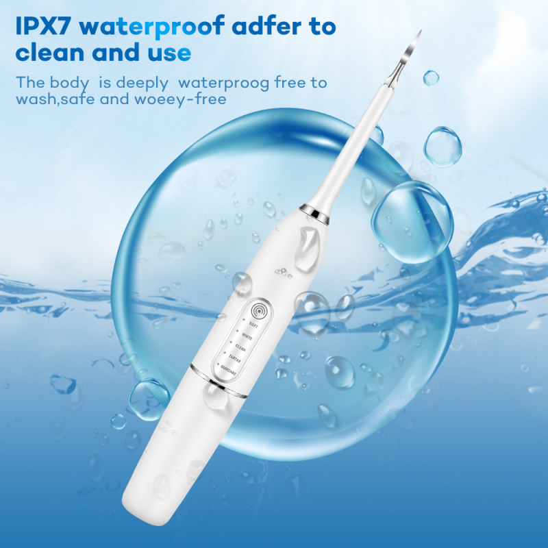 Electric Dental Calculus Remover Dental Cleaning Device Teeth Cleaner 5 gears IPX7 Waterproof Tooth Whitening Irrigator Remove Tartar Scaler Teeth Care