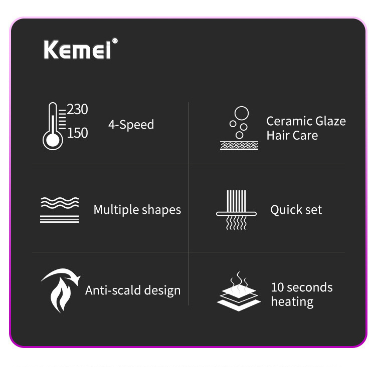 Professional Tourmaline Ceramic Hair Straightening Irons Fast Heating Floating Panels Hair Straight Styling Tools