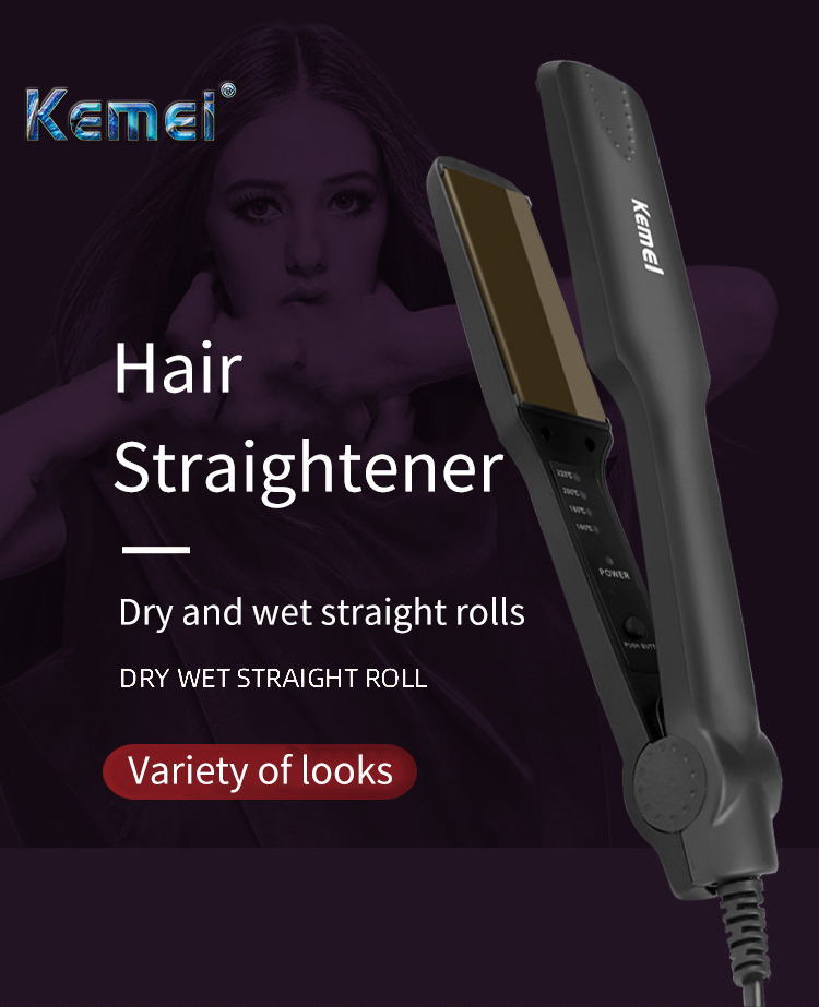 Professional Tourmaline Ceramic Hair Straightening Irons Fast Heating Floating Panels Hair Straight Styling Tools