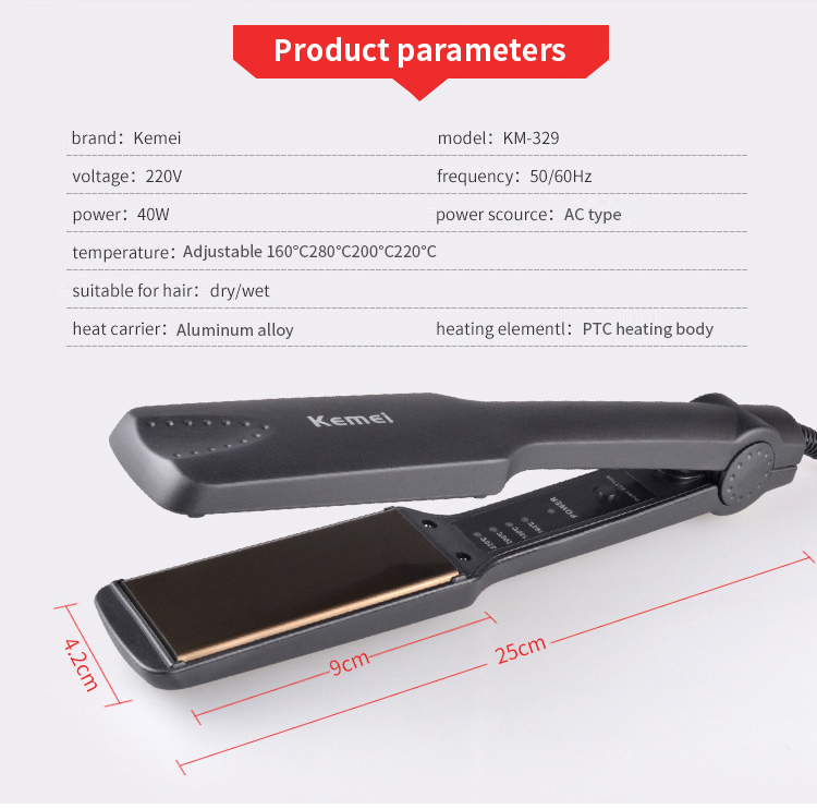 Professional Tourmaline Ceramic Hair Straightening Irons Fast Heating Floating Panels Hair Straight Styling Tools
