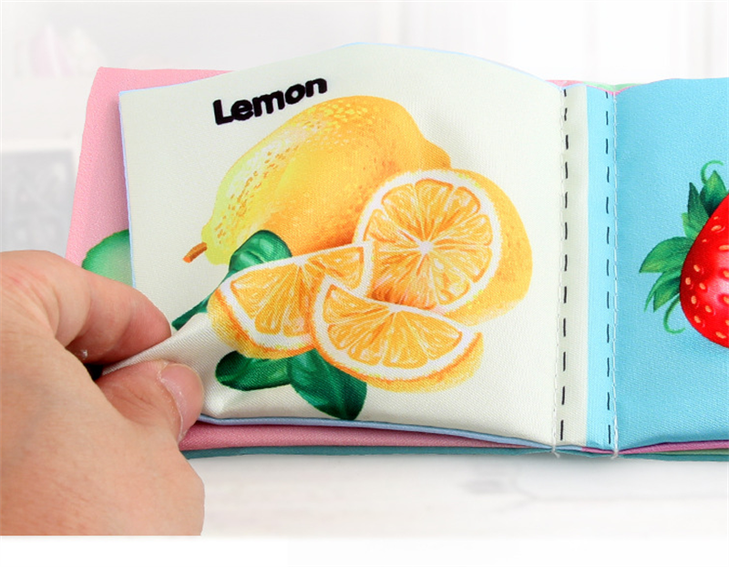 Hand Puppet Fabric Books Newborn Baby Educational Cloth Book Kids Early Learning Develop Cognize Reading Puzzle Book Toys