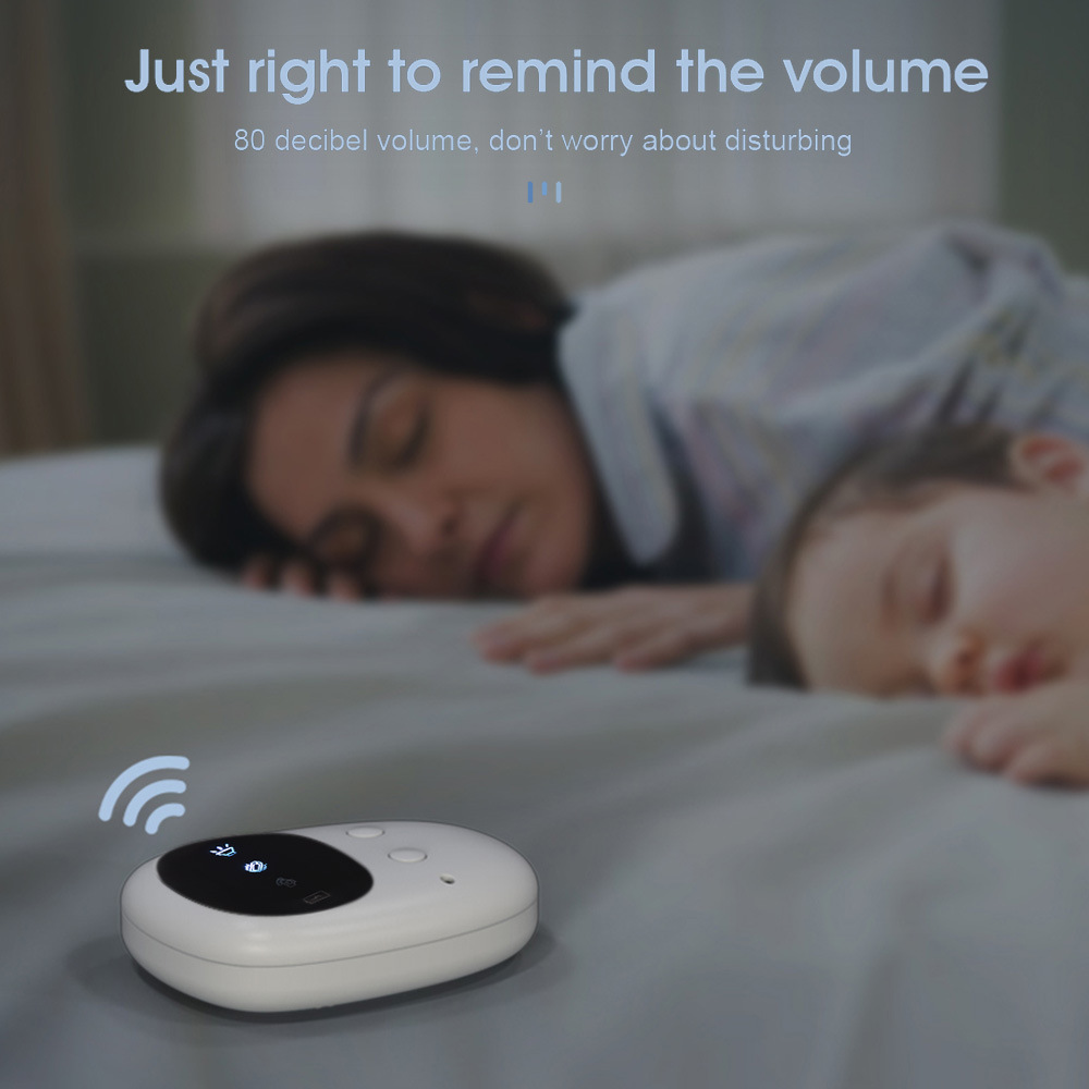 Wireless Bedwetting Alarm Pee Alarm with Receiver & Clip-on Transmitter for Kids Potty Training Elder Care Sound Reminding Potty Training Watch Baby & Maternity Products