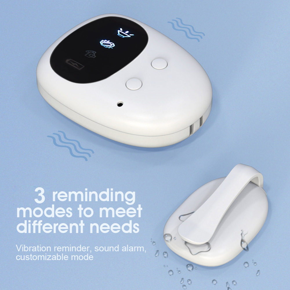 Wireless Bedwetting Alarm Pee Alarm with Receiver & Clip-on Transmitter for Kids Potty Training Elder Care Sound Reminding Potty Training Watch Baby & Maternity Products