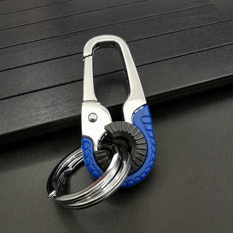 Touring car key chain Steel chain Cabin outdoor metal key chain Casual camping key accessories