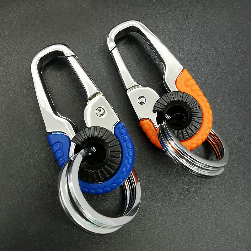 Touring car key chain Steel chain Cabin outdoor metal key chain Casual camping key accessories