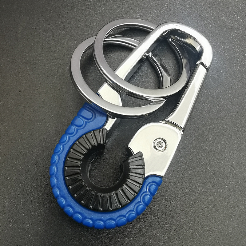 Touring car key chain Steel chain Cabin outdoor metal key chain Casual camping key accessories