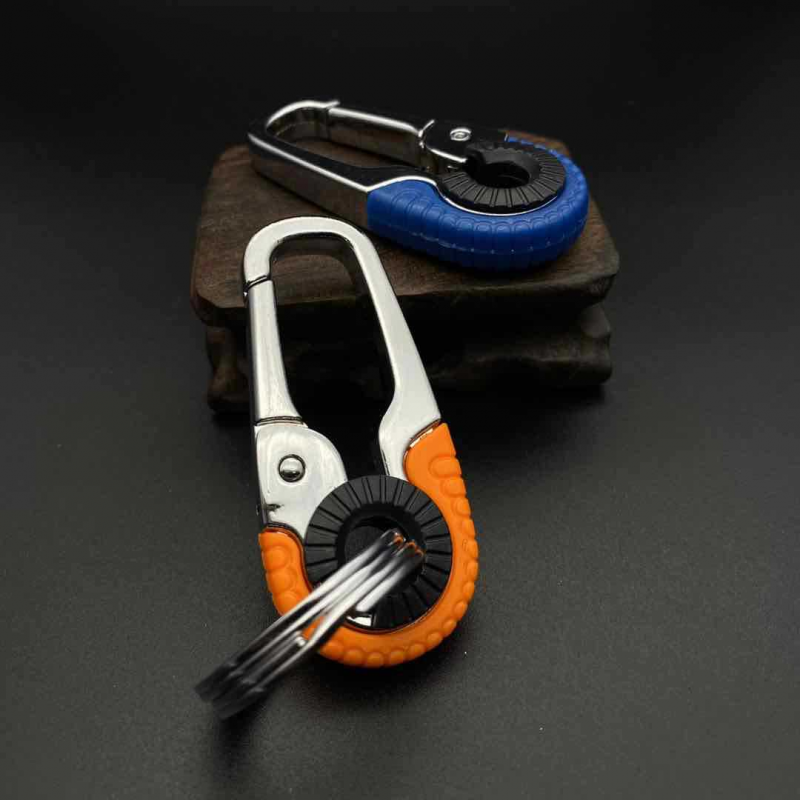 Touring car key chain Steel chain Cabin outdoor metal key chain Casual camping key accessories