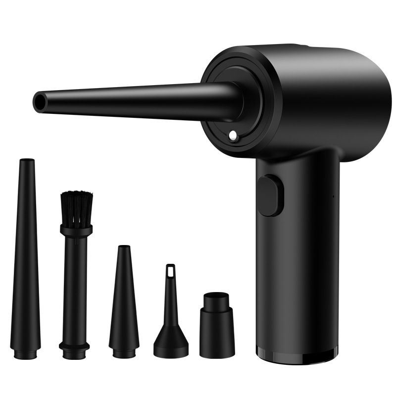 High-power Wireless Dust Blower Car Dust Collector Home Computer Keyboard Cleaning Dust Blower Wireless Hair Dryer