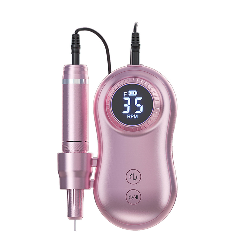 35000RPM Nail Drill Machine With HD LCD Display Rechargeable Nail Master For Manicure Portable Nail Drill Milling Machine view 9