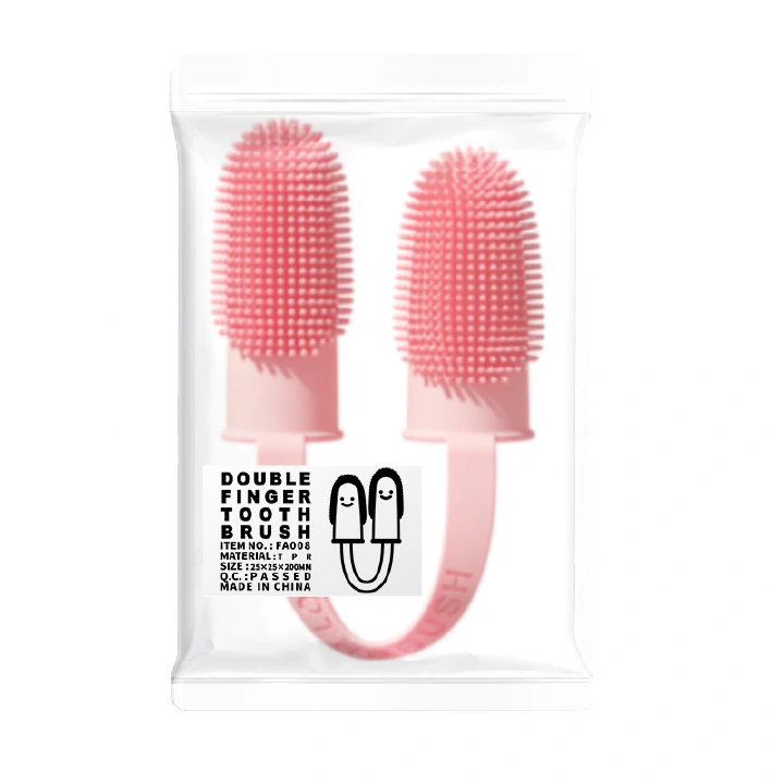 Soft Pet Finger Toothbrush Teeth Cleaning Bad Breath Care Nontoxic Silicone Tooth Brush Tool Dog Cat Cleaning Supplies dogs Grooming