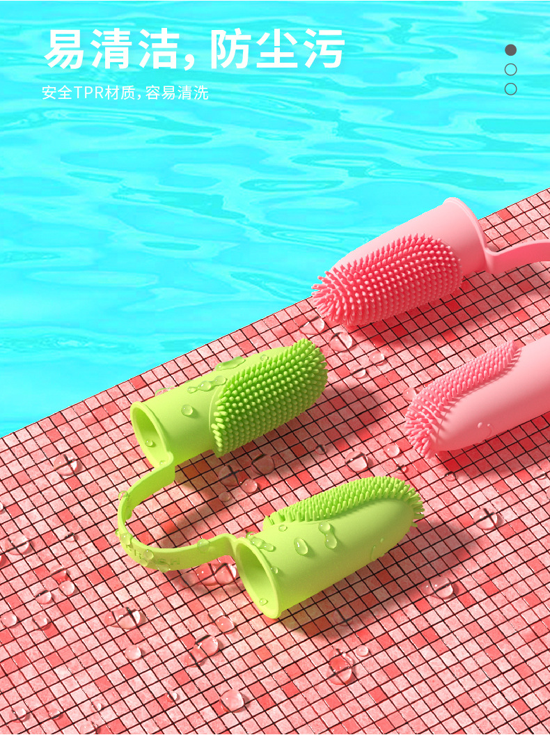Soft Pet Finger Toothbrush Teeth Cleaning Bad Breath Care Nontoxic Silicone Tooth Brush Tool Dog Cat Cleaning Supplies dogs Grooming