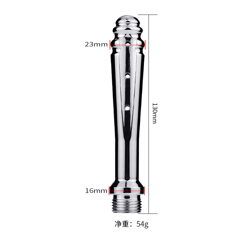 Stainless Steel Metal Anal Cleaner Bidet Faucets Rushed Anal Douche Shower Cleaning Enemator Enema Butt Plugs Tap Adult