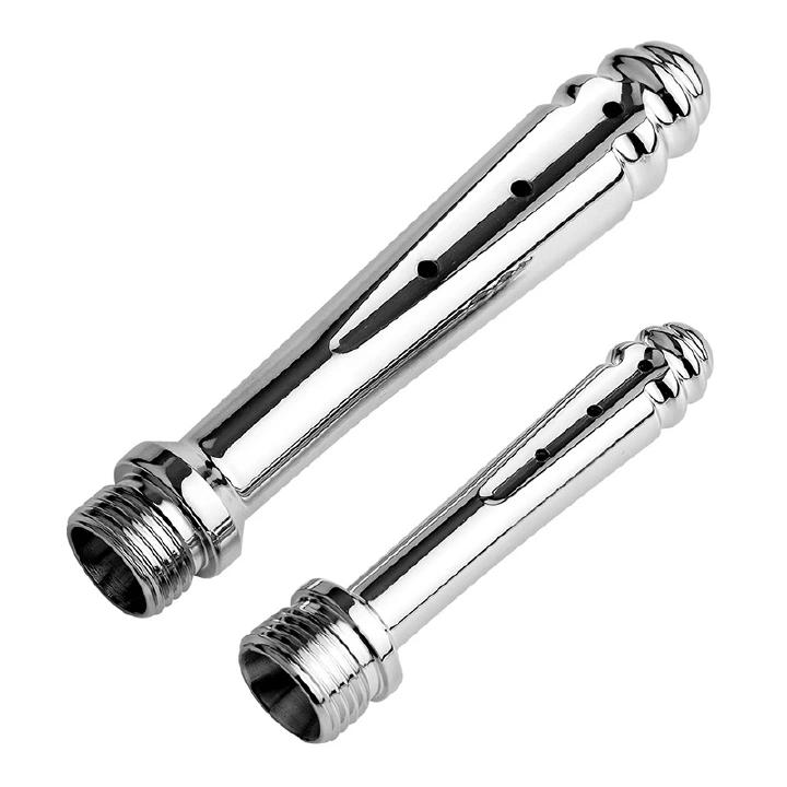 Stainless Steel Metal Anal Cleaner Bidet Faucets Rushed Anal Douche Shower Cleaning Enemator Enema Butt Plugs Tap Adult