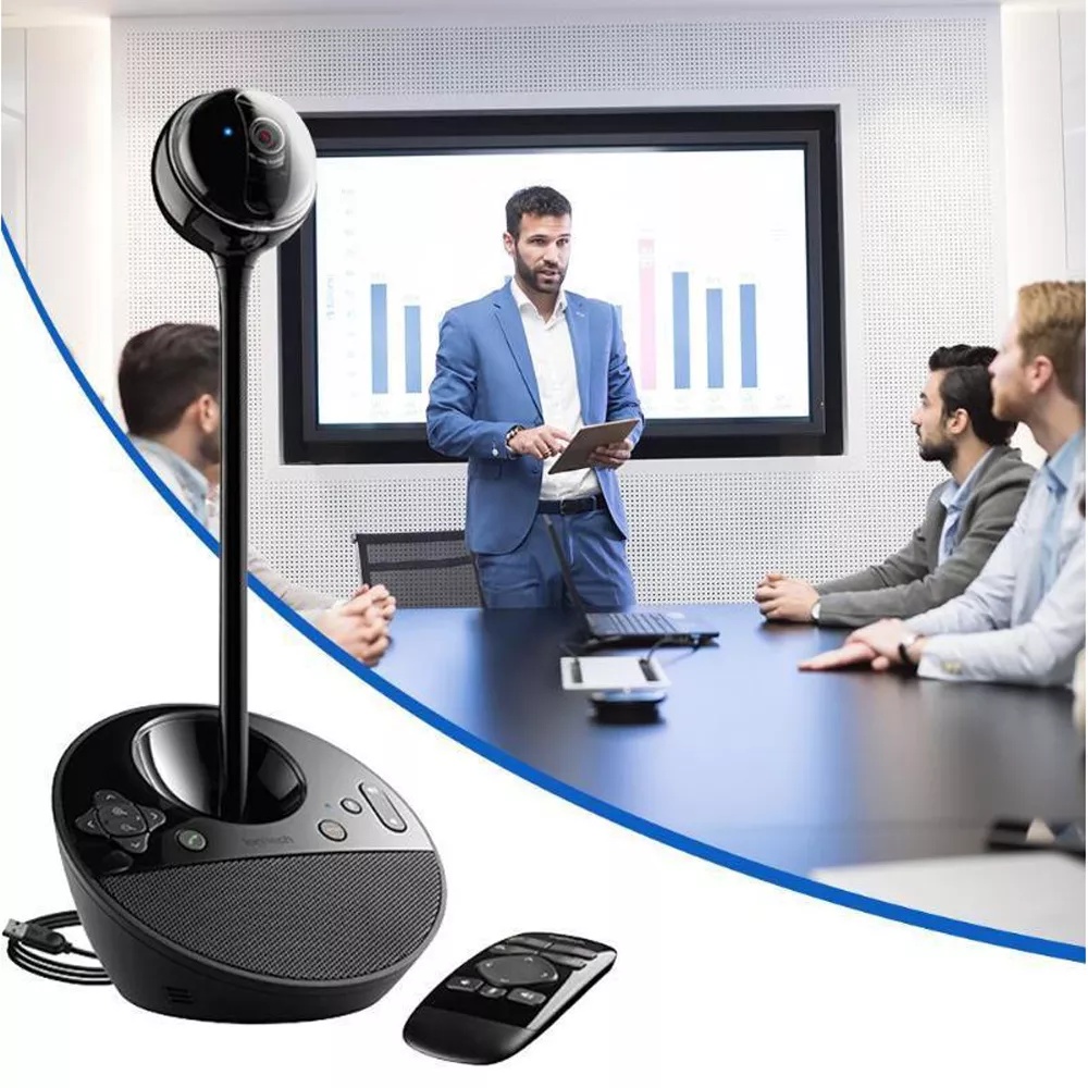 LOGITECH CONFERENCECAM BCC950 HD 1080P CAMERA VIDEO CONFERENCE WEBCAM WITH BUILT-IN SPEAKERPHONE