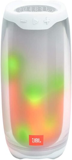 JBL Pulse 4 - Portable Bluetooth Speaker with 360 degrees LED lights, powerful sound and deep bass