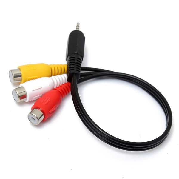 Generic RCA FEMALE JACK SPLITTER AUDIO AV ADAPTOR CABLE