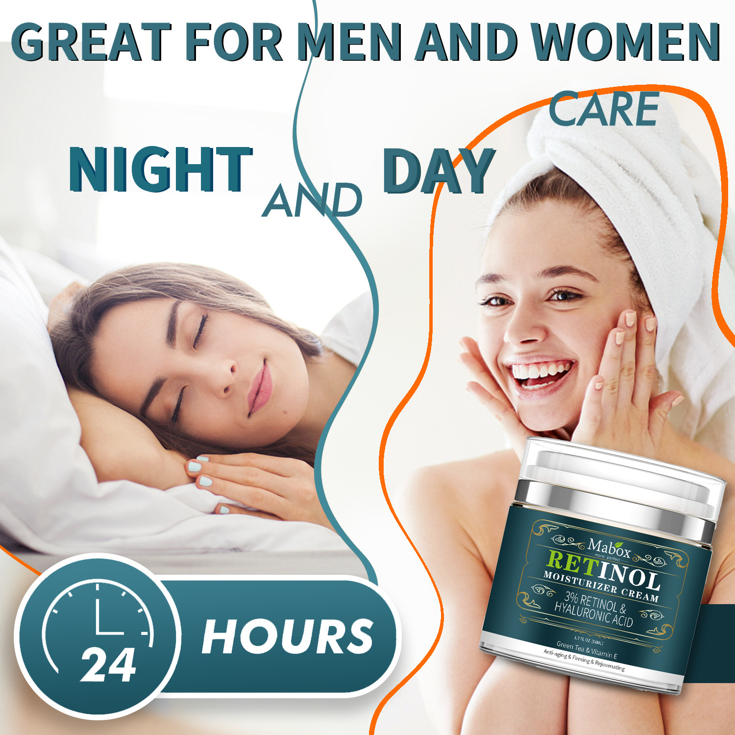 Retinol Hyaluronic Acid Facial Moisturizing Cream Vitamin A Essence Cream Cosmetic Skin Care
