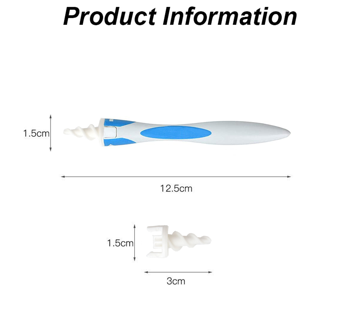 Hot Ear Cleaner Silicon Ear Spoon Tool 16 Pcs Soft Spiral For Cares Health Tools Cleaner Ear Wax