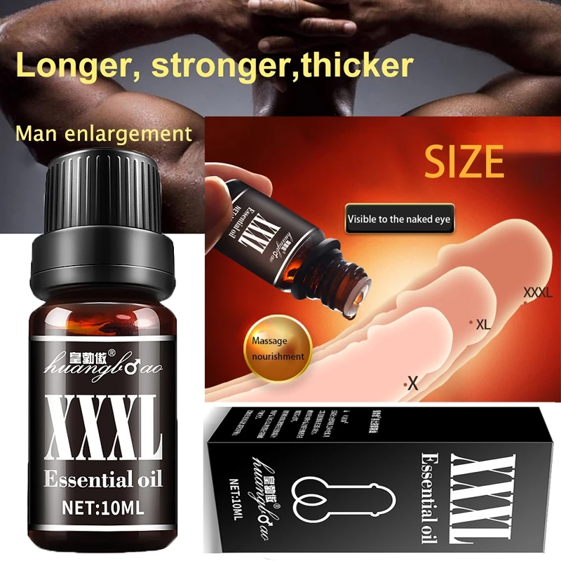 Male penis enlargement oil thickening erection massage oil big dick viagra medicine male products